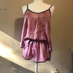 DKNY Pink Camisole and Sleep Shorts Size XS